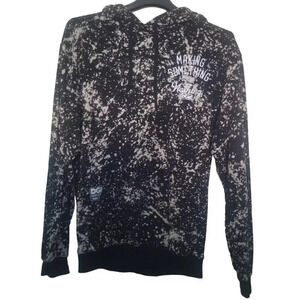 DGK Hoodie Mens Large Skate Paint splatter Making something out of nothing